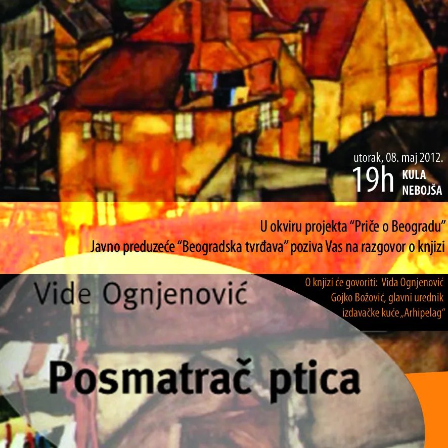 Ilustracija za tekst Vida Ognjenović: Priče o Beogradu u Posmatraču ptica