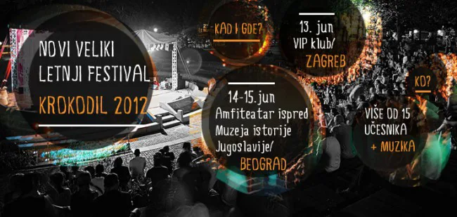 Ilustracija za tekst Uglješa Šajtinac i Igor Štiks na festivalu Krokodil