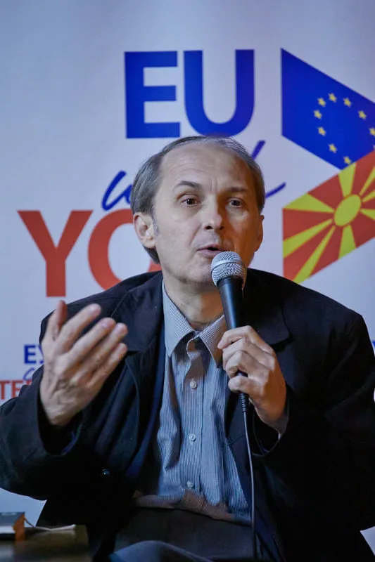 Ilustracija za tekst Gojko Božović u Skoplju na festivalu PRO-ZA Balkan