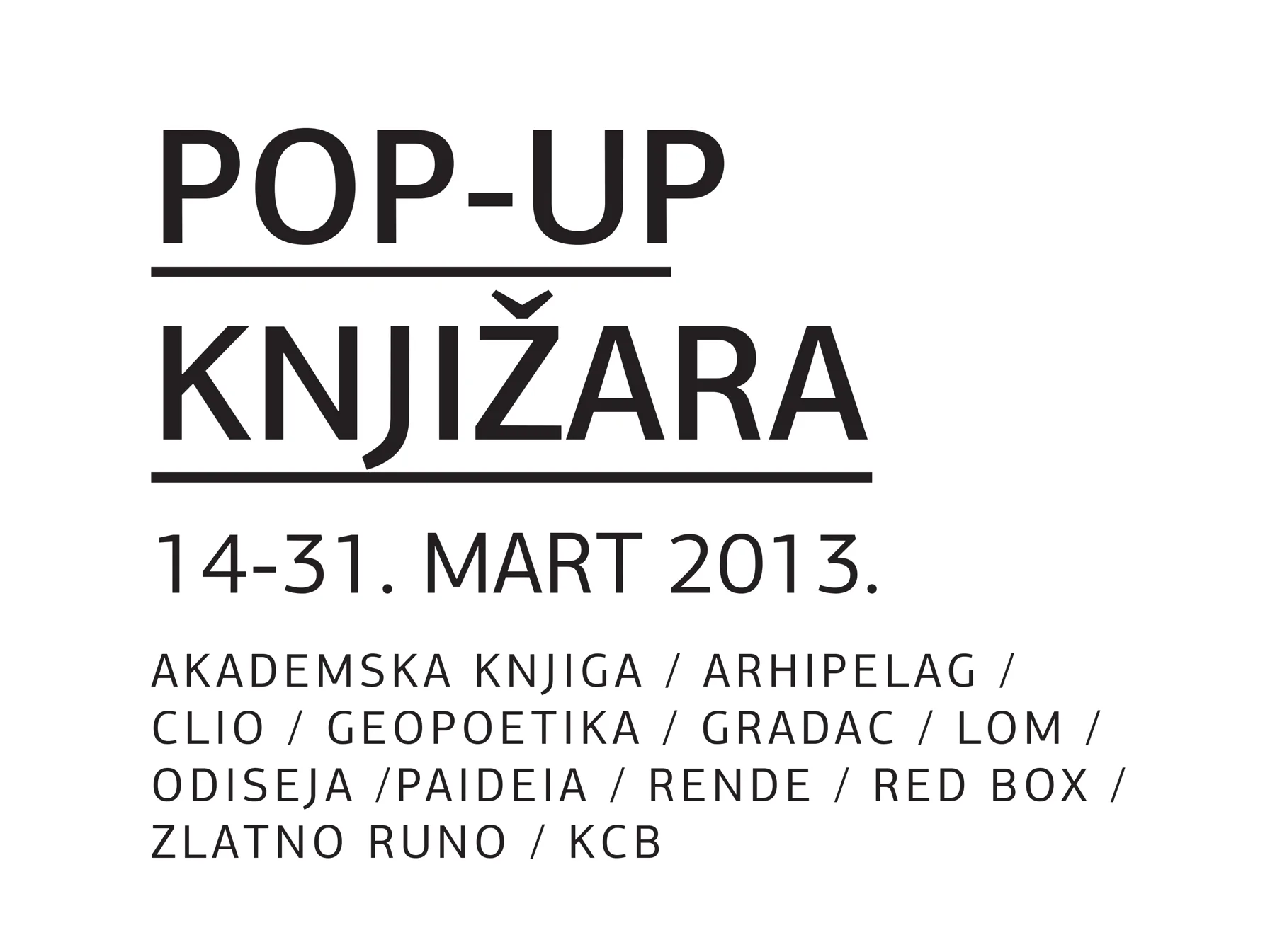 Ilustracija za tekst Subota u Pop-up knjižari