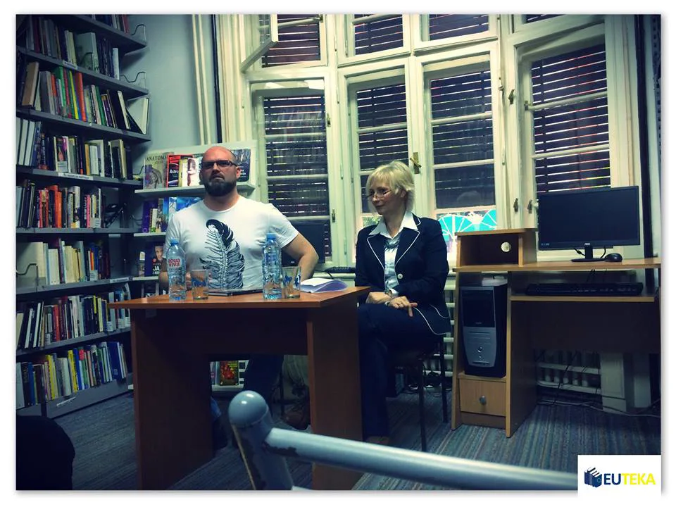 Ilustracija za tekst Književno veče Darka Tuševljakovića u Biblioteci „Vuk Karadžić“ u Kovinu