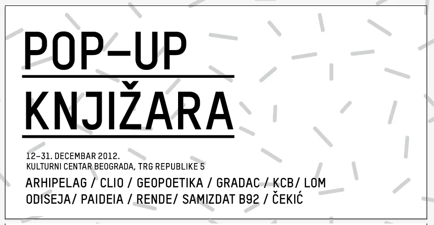 Ilustracija za tekst POP UP knjižara – još tri dana