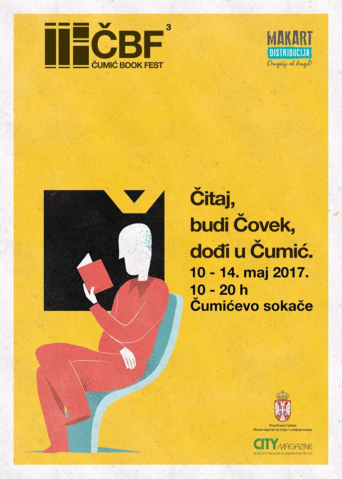 Ilustracija za tekst Arhipelag na Čumić Book Festu: Darko Tuševljaković na otvaranju